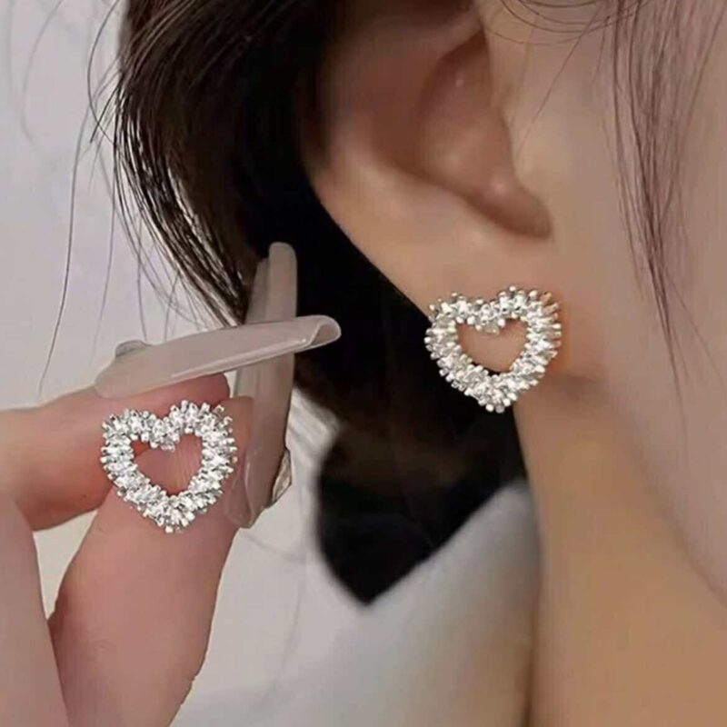 Обеци JL Sweet Hearts Silver 1003