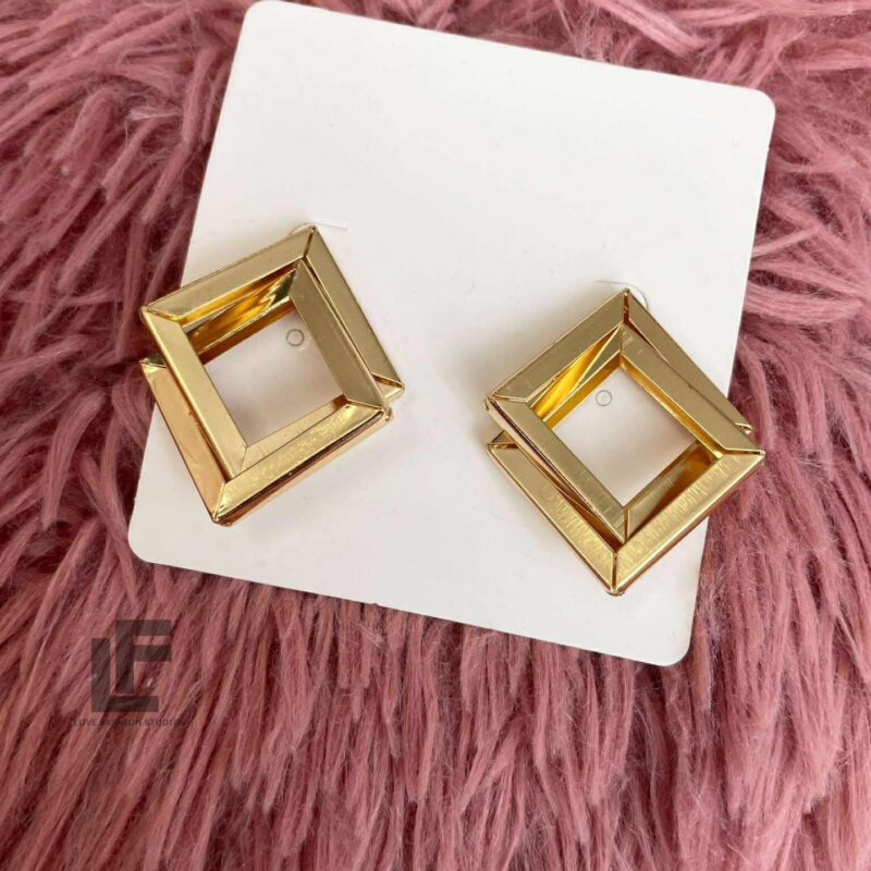 Обеци JL Abstract Gold 1013