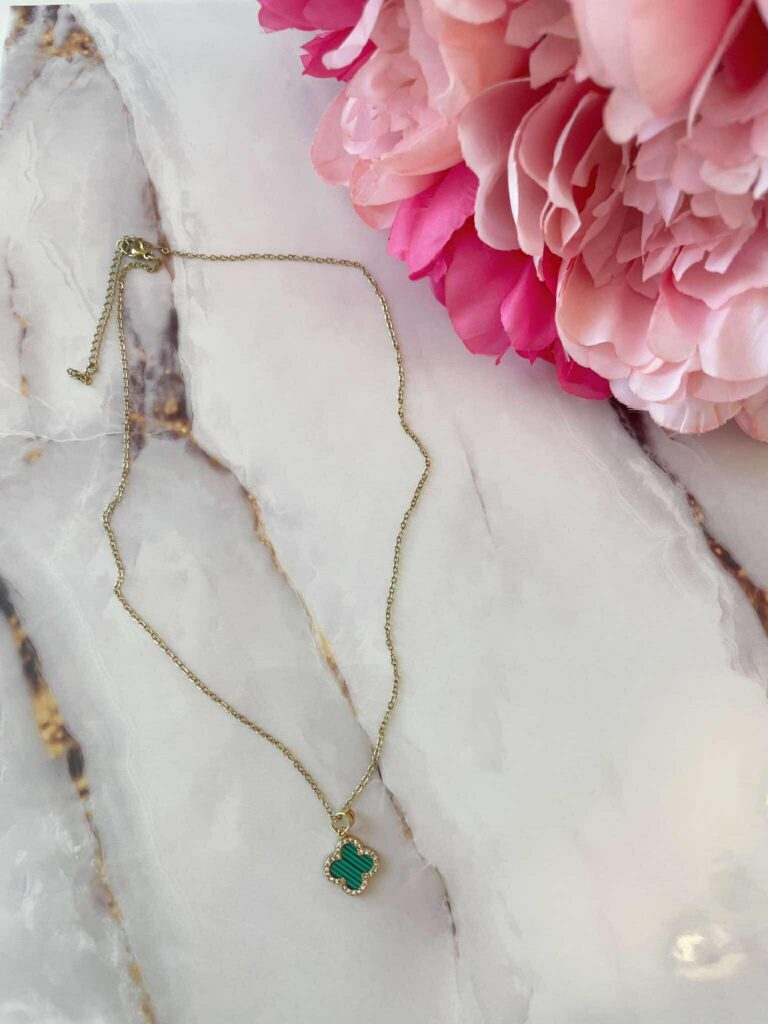 Колие JL Famous Clover Green 1073