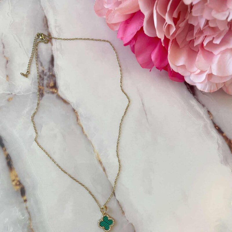 Колие JL Famous Clover Green 1073