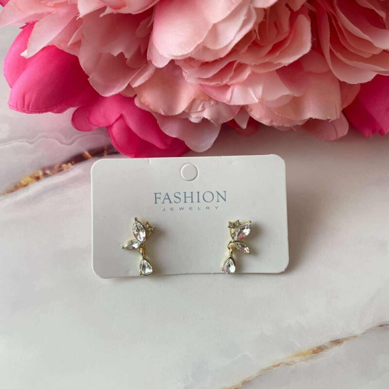 Обеци JL White Butterflies 1081