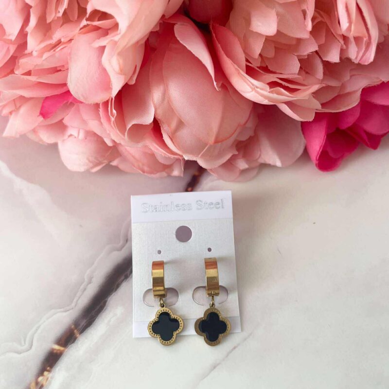 Обеци JL Musthave Collection Black 1104