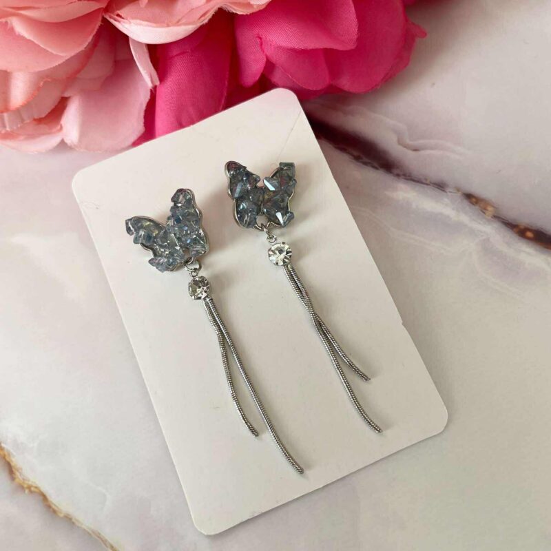 Обеци JL Butterflies Blue 1119