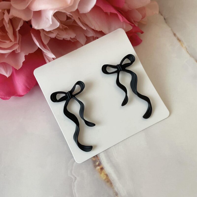 Обеци JL Black Ribbons 1131